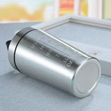 Protein Powder Shaker Bottle 500/750ml Leak Proof Water Bottle for Gym Fitness Sport Whey Shakes Cup with Scale Stainless Steel