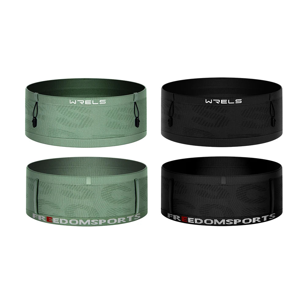 Running Waist Bag Breathable Waist Pack Invisible Lightweight Quick Dry Running Belt Fitness Gym Marathon Bib Number Fanny Pack