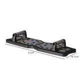 Foldable Non-Slip Dip Stand for Home Workout Portable Multifunctional Push-Up Stand with Resistance Bands Fitness Equipment