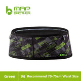 MAP BROTHER Waist Belt Bag Invisible Elastic Running Belt Multi-Function Fanny Pack Waterproof Close-Fitting Marathon Waist Bag