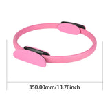Pilates Ring Yoga Rings with Non Slip Handles Fitness Circle Portable Flexible Resistance Exercise Equipment for Women