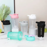 NEW Portable 300ml Protein Powder Shaker Bottle Leak Proof Water Bottle for Gym Outdoor Fitness Training Sport Mixing Cup Scale