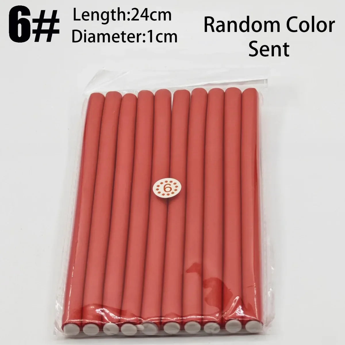 10pcs Flexible Hair Curling Rod Hair Curler Makers Soft Foam Bendy Twist Curls Flexi Rollers Styling Tools Hair Roller No Heat