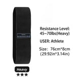 1pc/1 Set Fabric Resistance Hip Bands Glute Thigh Workout Circle for Squats Yoga Stretching Fitness Loops Gym Equipment