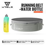 WRELS Men Women Elastic Outdoor Running Waist Belt Slim Sports Fanny Pack Invisible Waist Bag Lightweight Fitness Waist Belt