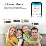 Body fat scale Smart and precise household fat scale Bluetooth weight loss special scale Human body small electronic scale
