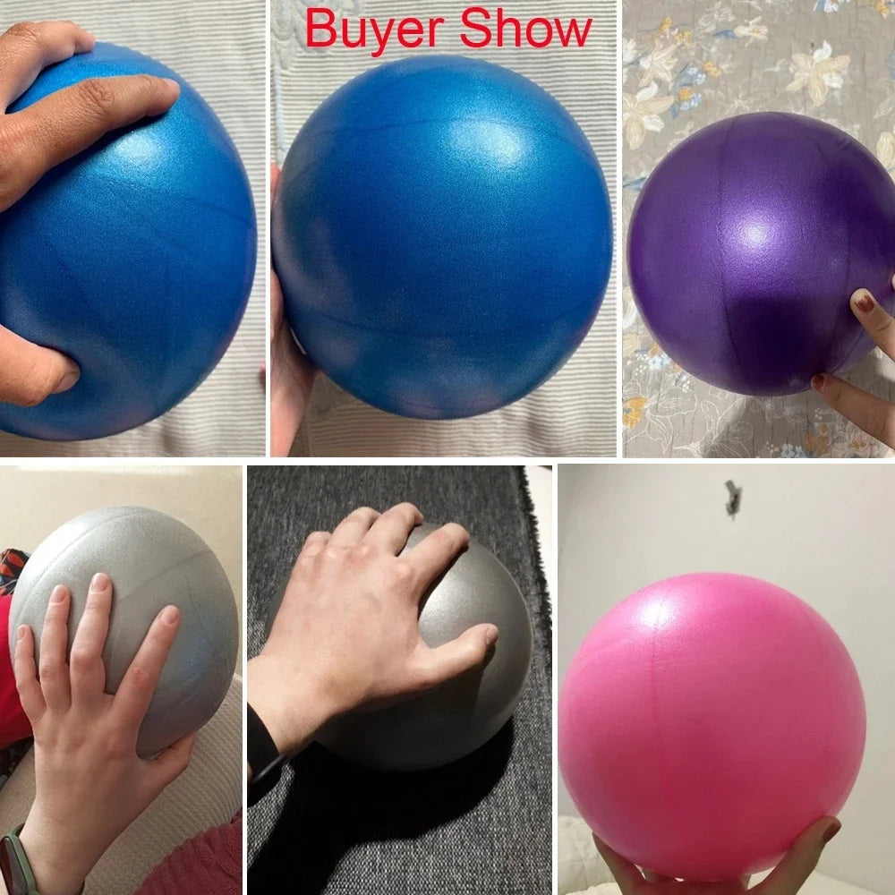 25cm Anti-Burst Yoga Ball - Heavy Duty PVC Core Training Ball for Pilates/Gym/Home, 1000KG Capacity (9 Inch)