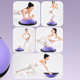 Balance Ball Trainer Multipurpose Half Ball Balancing Core Exercise Equipment for Home Gym Planks Exercise Fitness Training