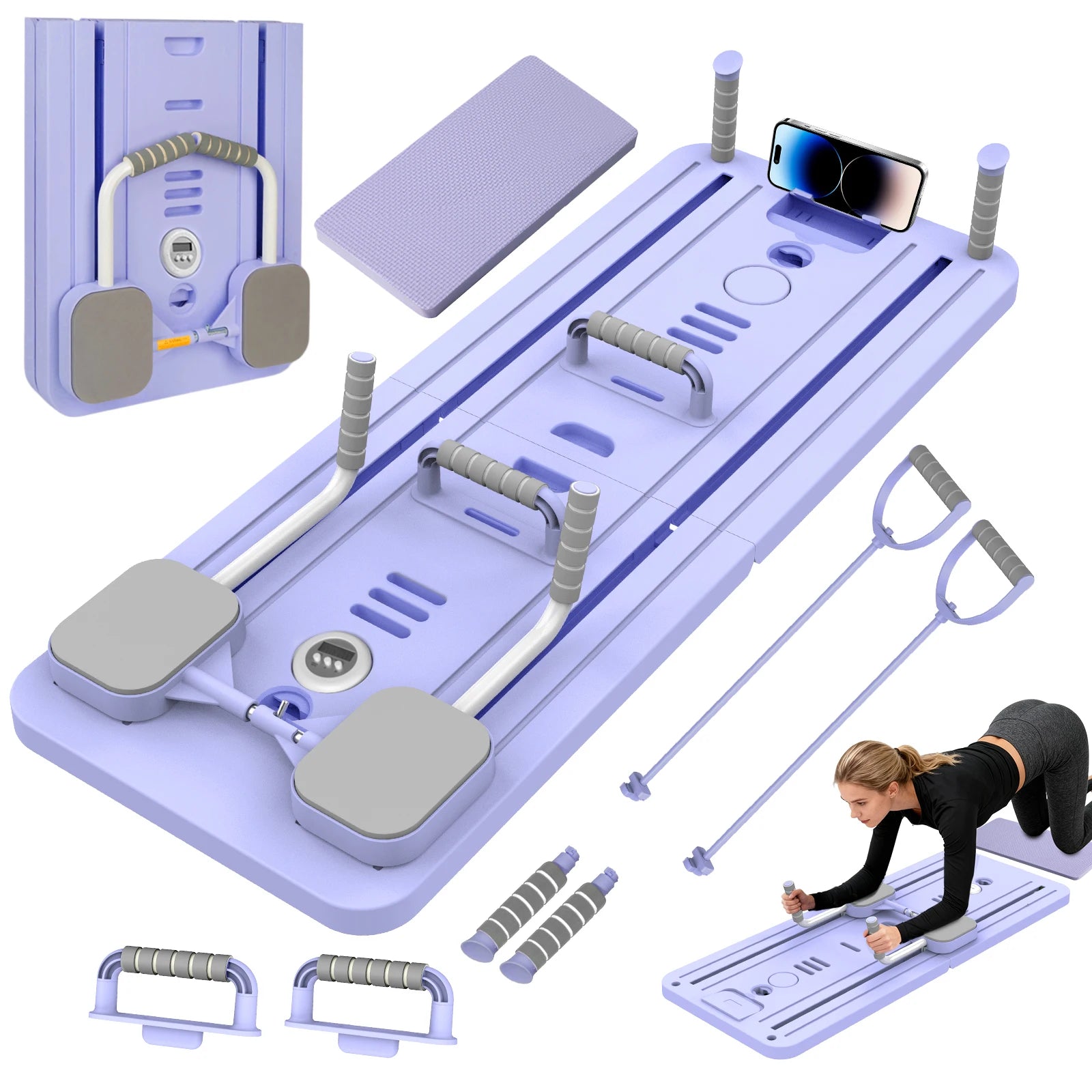 Versatile Pilates Board Abdominal Training Board Workout Exercise Equipment All Body Training Board Fitness Push-up Board