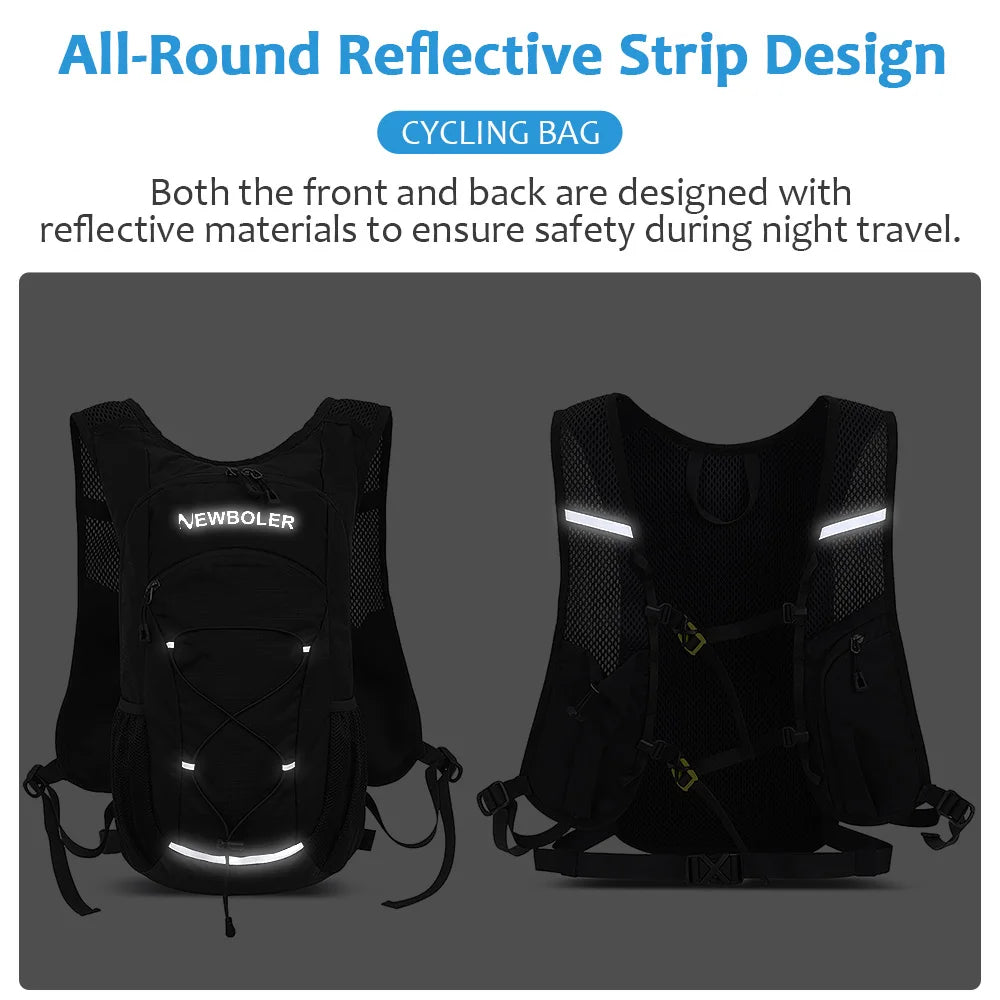 20L Cycling Lightweight Hydration Backpack Outdoor Sport Camping Climbing Mountaineering Rucksack Travel Water Bag 500ML/2L/3L
