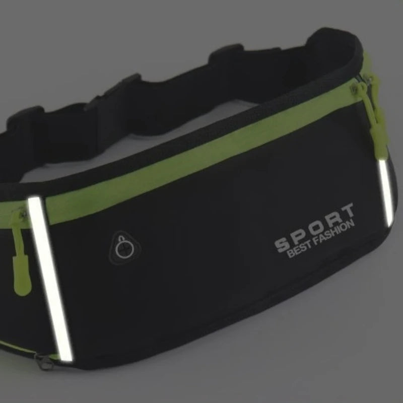 Fanny Pack for Women Men, Slim Running Belt Waist for Running Sports Hiking Traveling Cycling Workout, with Water Bottle Pocket