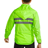 WOSAWE Ultralight Men's Cycling Windbreaker Reflective Jacket Windproof Water Resistant MTB Road Bicycle Long Jersey Wind Coat