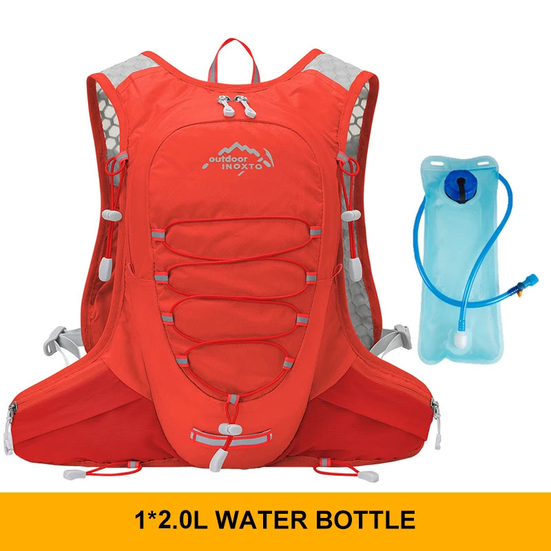 12L Cycling Hydration Vest Running Backpack Lightweight Riding Vest Pack Backpack Running Camping Bag Mountaineering Equipment