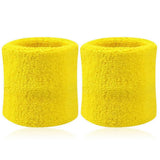 2Pcs Wrist Sweatband Tennis Sports Wristband Volleyball Gym Elastic Brace Support Sweat Band Towel Bracelet Quick Dry Sweatband