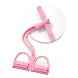 6-Tube Resistance Bands Set TPE Sport At Home Yoga Pedal Puller Shoulder Opening with Foam 8-Line Tension Rope Fitness Equipment
