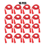 2/4/8/16Pcs Cotton Rubber Skipping Rope For Fitness Elementary School Cloth Braided Rope Fitness Student School Exercise