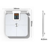 Smart Body Fat Scale for with Handle, 24 Precise Body Biological Analyzer, Digital Bathroom Weighing Bluetooth Scale