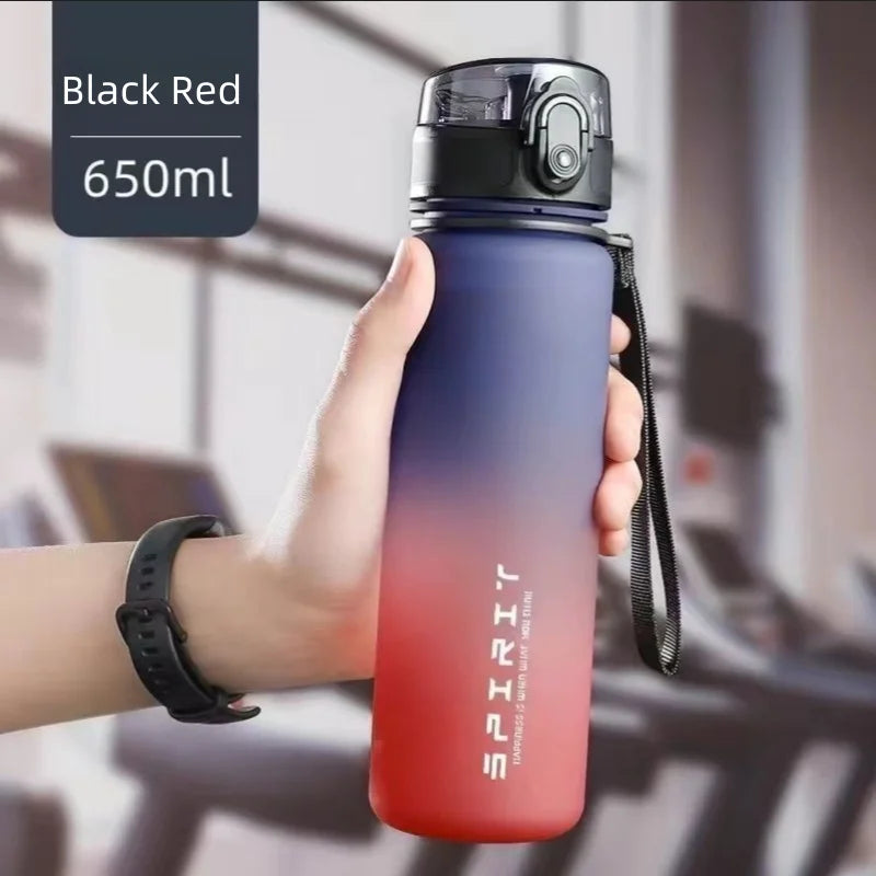 Gradient Sports Water Bottle with Time Marker - Leak-Proof, Durable PC Material for Cycling, Running & Fitness