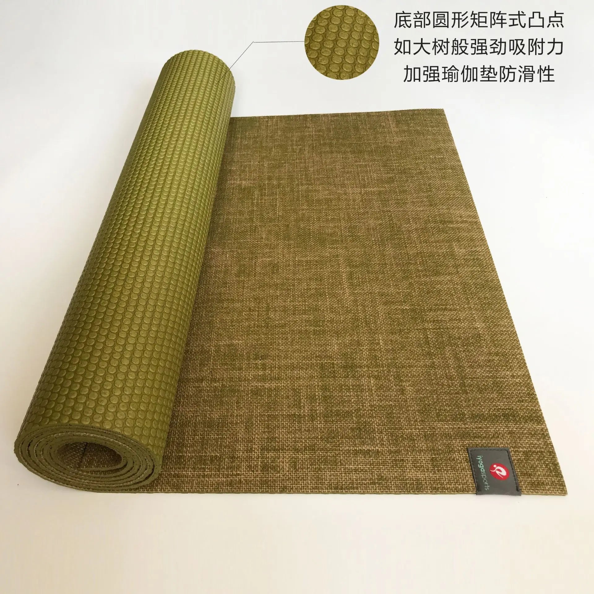 Natural jute yoga mat Eco-friendly natural jute yoga mat
