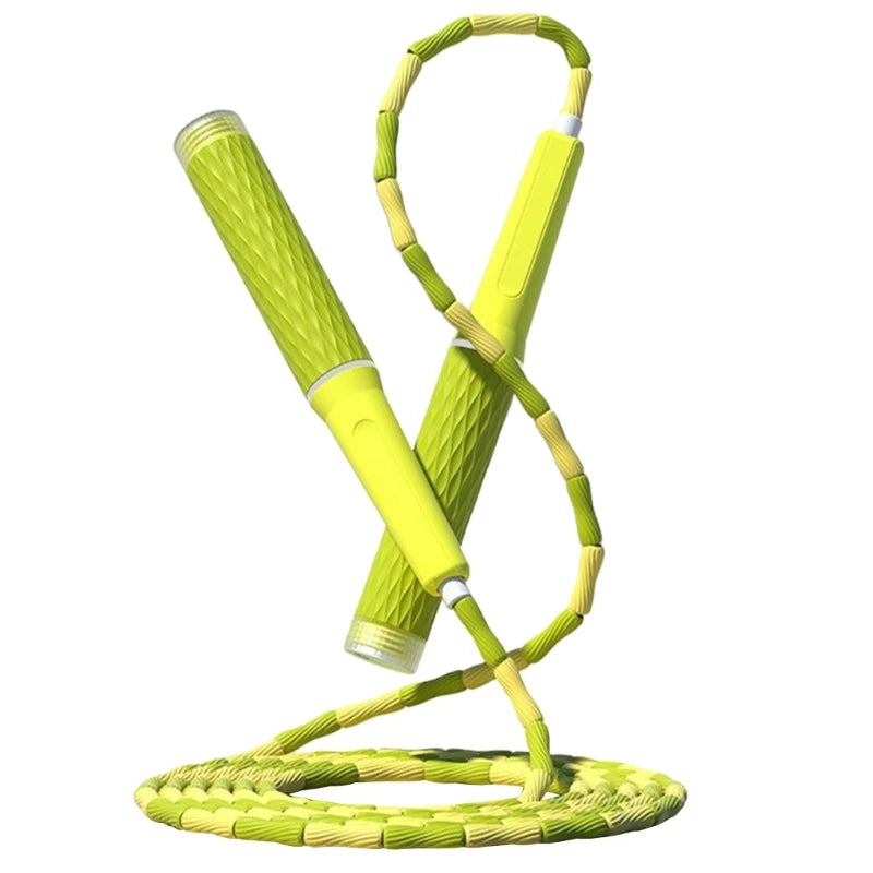 Beads Jumping Rope, Adjusted Segmented Fitness Skipping Rope for Women Man Kid Jump Rope, Workout and Weight Loss