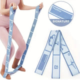 Yoga Stretching Belt Dance Stretching Band Elastic Yoga Resistance Bands Home Pilates Exercise Pull Strap Belt Fitness Sport