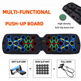 Multifunctional Push-Up Board - Fitness and Muscle Training Equipment, Home Exercise Set  Foldable Push-Up Rod,Resistance Device