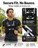 UTOBEST Trail Running Backpack 5L Ultra Lightweight Hydration Vest Breathable Functional Pack for Marathon Cycling Hiking