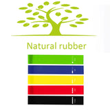 5-Level Resistance Bands Set for Yoga Pilates Home Gym Exercise Fitness Sport Elastic Rubber Bands for Workout Gym Accessories