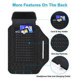Haissky Running Sport Armband For iPhone 17 16 15 14 13 Pro Max Air Plus Outdoor Workout Zipper Pocket Touchscreen Arm Bag Pouch