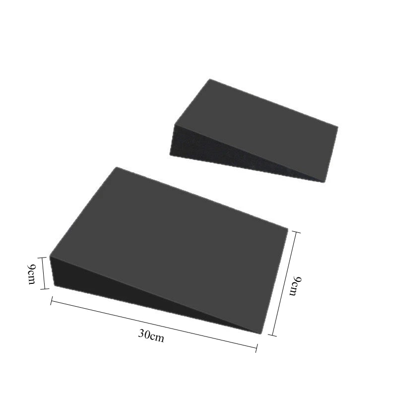1Pair 15x12x5cm for Yoga Block Squat Yoga Stretching Inclined Board Wedge Slant Board, Calf Stretcher, Balance Pad Foam Wedge