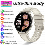 2026 New 1.32" AMOLED Smartwatch Man 466*466 Resolution Bluetooth Call LED Flashlight Fitness Tracker Smart Watch For Men Women