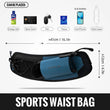 Running Waist Bag Lightweight Hydration Sport Belt Bag Adjustable Hiking Cycling Bottle Bag Fanny Pack Trail Running Bag