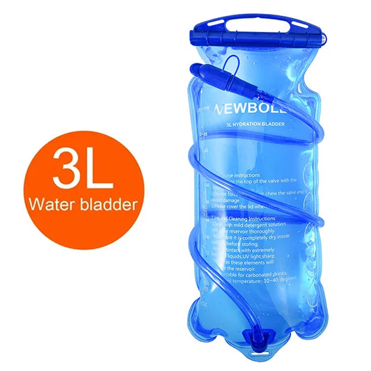NEWBOLER NEW Water Reservoir Water Bladder Hydration Pack Storage Bag BPA Free 1.5L 2L 3L Running Hydration Vest Backpack