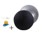 65cm Balance Ball Chair for Office & Home  Washable Cotton Cover Ergonomic Exercise Ball for Posture Back Relief Yoga Ball Chair