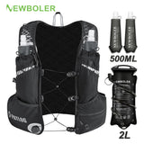 NEWBOLER 8L Outdoor Trail Running Backpack Ultralight Women Men Run Race Hydration Vest Marathon Bike Bag for Marathon Hiking