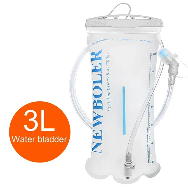 NEWBOLER NEW Water Reservoir Water Bladder Hydration Pack Storage Bag BPA Free 1.5L 2L 3L Running Hydration Vest Backpack