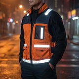 American Summer Commuter Tactical Outdoor Men's Tooling Function Sanitation Takeaway Patrol Reflective Drill First Aid Vest