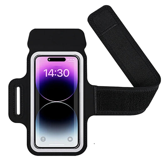 HAISSKY Elastic Running Sport Armbands For iPhone 17 16 15 14 13 12 Pro Max 15 Plus Ultra-thin Phone Arm Bag For Samsung S25
