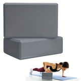 2PCS Gym Foam Brick Training Exercise Fitness Equipment Dance Yoga Auxiliary Tool Stretching Body Shaping EVA Yoga Blocks