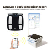 Smart Digital Body Weight Scale FSA or HSA elegible 8 Electrodes 56+Metrics -Rechargeable- WiFi & Bluetooth - Full Body Analysis