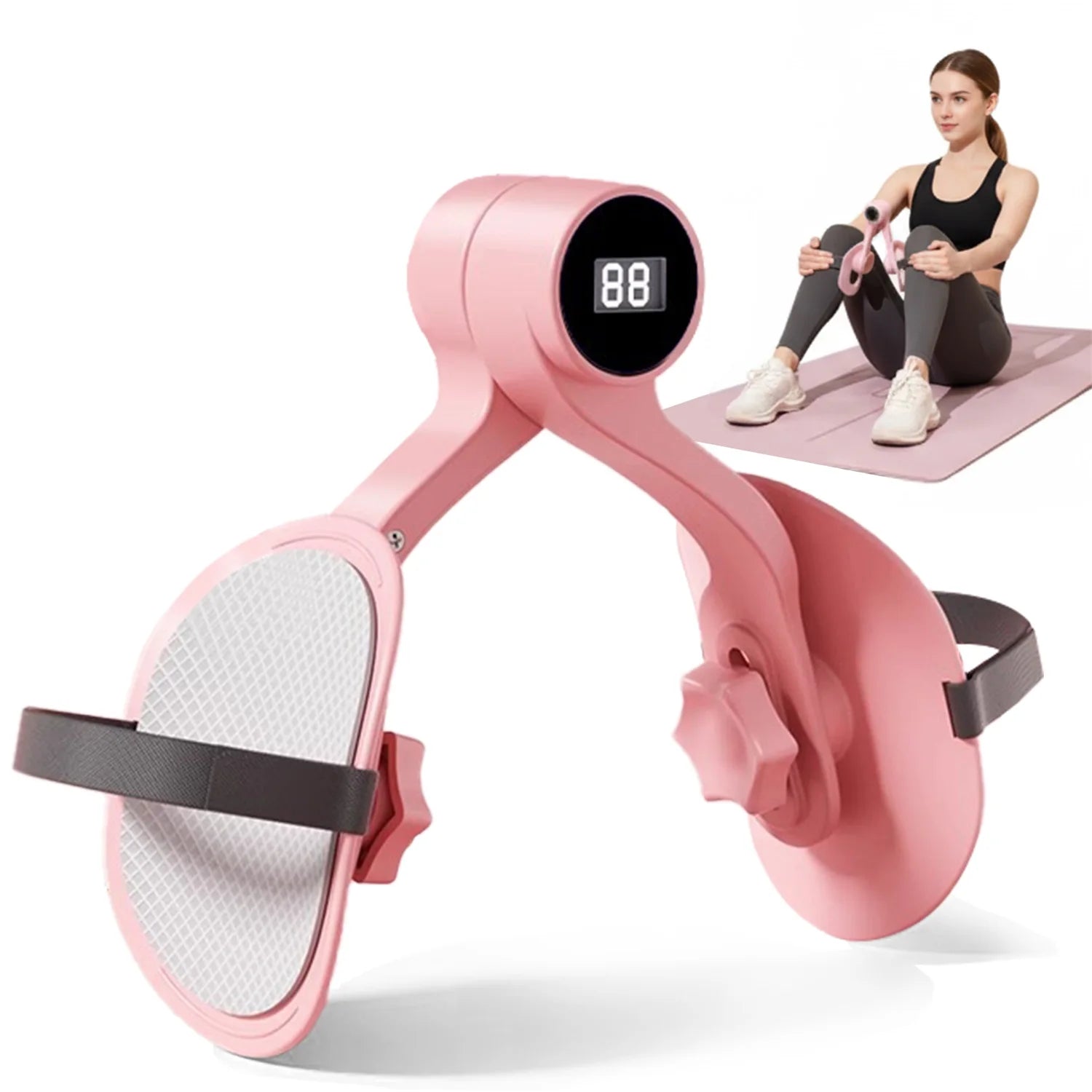 Pelvic Floor Muscle Trainer for Home Gym Thigh Trainer Workout Equipment For Women Strengthening Inner Thigh Exercise
