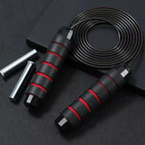 Professional Weighted Jump Rope for Training, Adjustable Length Skipping Rope with Durable Cable for Boxing Gym Home Workout
