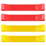 1/2/4 pcs Yoga Resistance Rubber Bands Fitness Elastic Bands Gym Strength Training Pilates Latex Elastic Bands Indoor Equipment