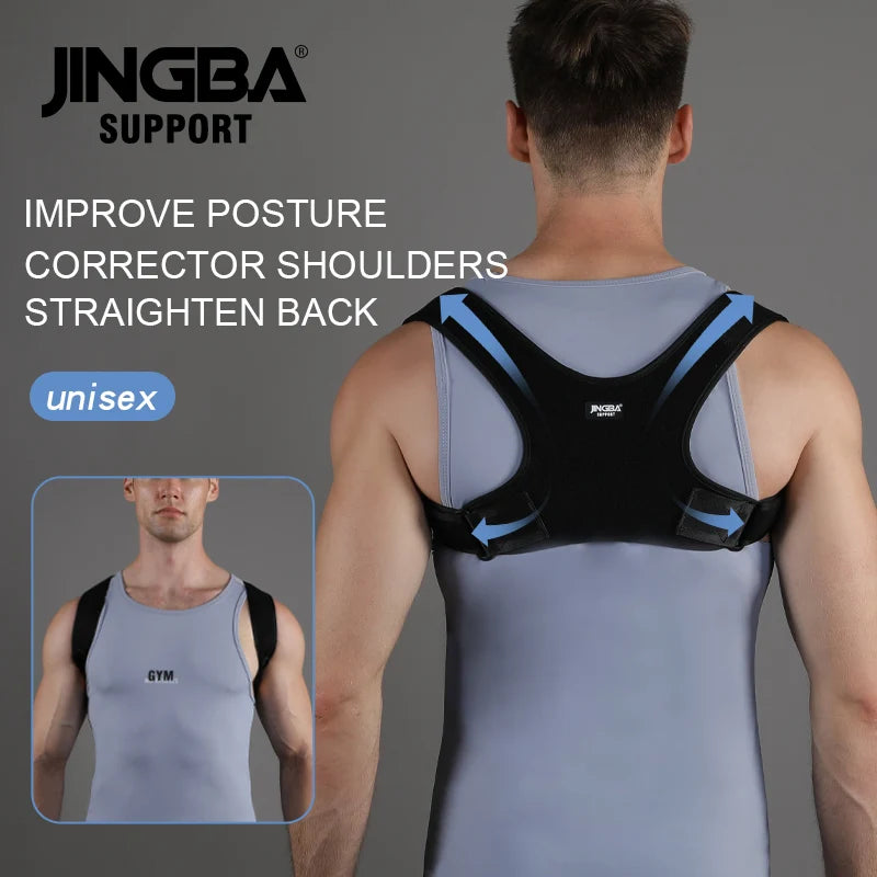 Posture Corrector Adjustable Back Fracture Support MenWomen Back Clavicle Spine Shoulder Correction Brace Belt Strap Comfortable