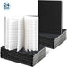 24pcs Black line