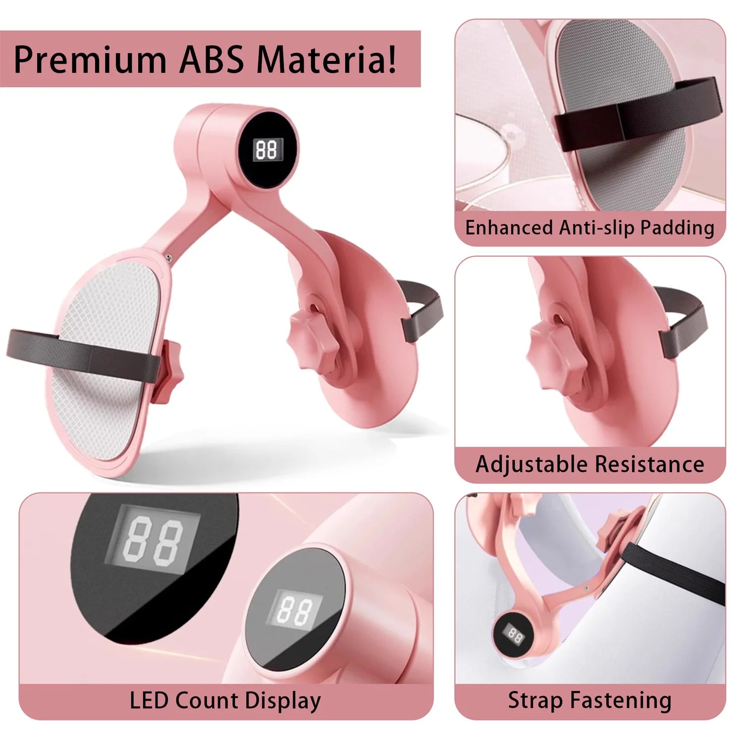 Pelvic Floor Muscle Trainer for Home Gym Thigh Trainer Workout Equipment For Women Strengthening Inner Thigh Exercise