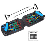 Multifunctional Push-Up Board - Fitness and Muscle Training Equipment, Home Exercise Set  Foldable Push-Up Rod,Resistance Device
