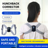 LCD 8-shaped Sitting Posture Corrector Rechargeable 400mAh Back Correction Belts Smart Sensor Vibration Reminder for Work Sudy