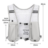Sports Lightweight Hydration Pack Vest Backpack for Hiking, Running, Jogging ,Cycling, Marathon,Trail Running, Reflective Design