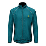 WOSAWE Men Windproof Waterproof Reflective Cycling Jacket MTB Bicycle Long Sleeve Windbreaker Sleeveless Vest Bike Coat Jersey